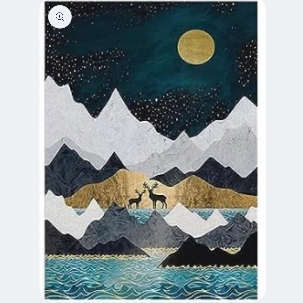 NWT Diamond Painting ZC033 Full Moon
